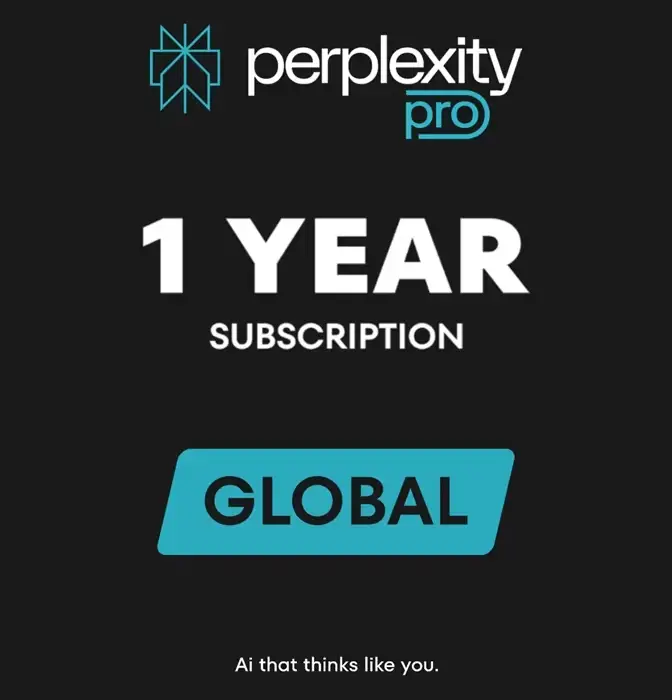 Perplexity Pro – 1-Jahres-Abo (GLOBAL)